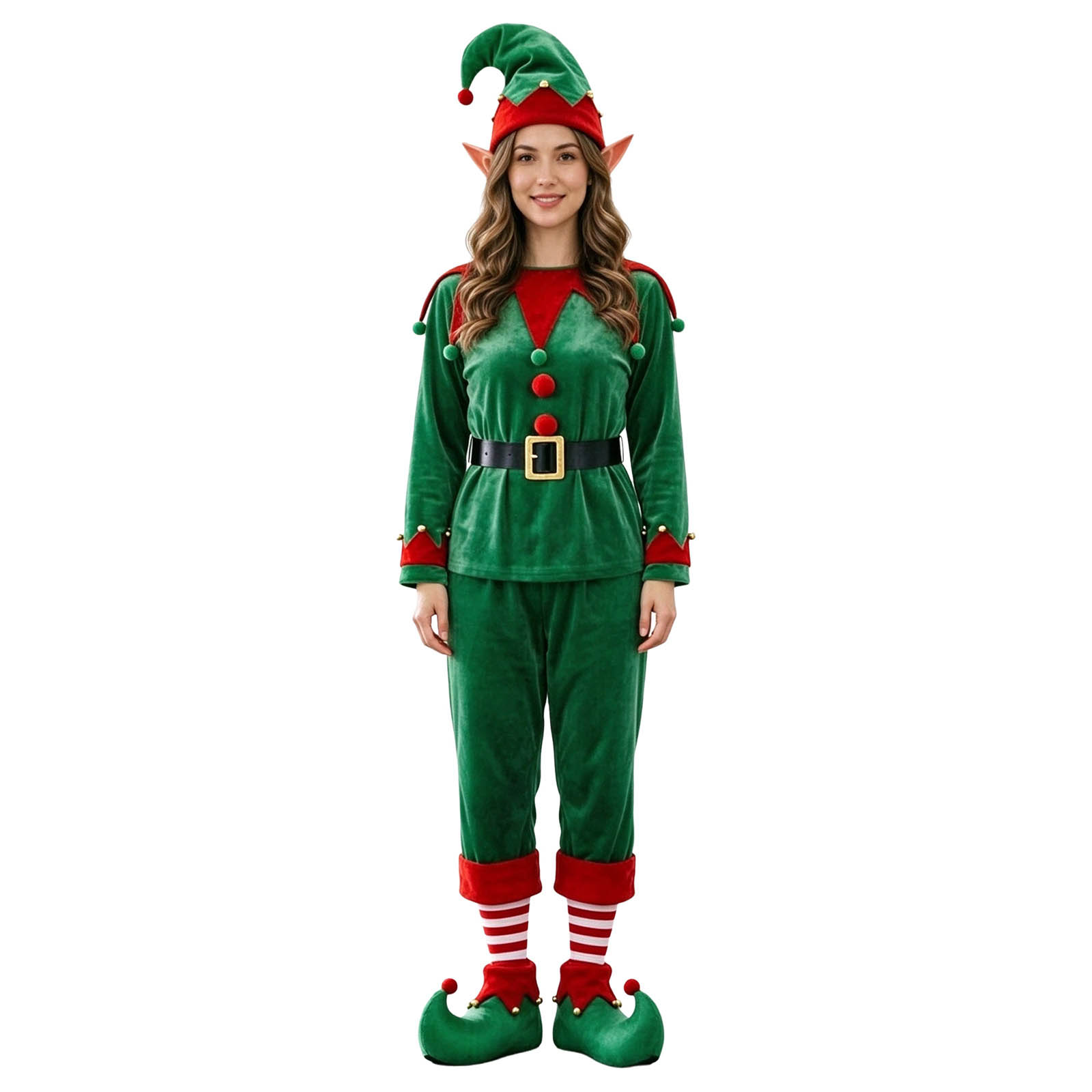 Setelan Elf Beludru Natal Unis - Women Shoes Xxl ulasan dan harga