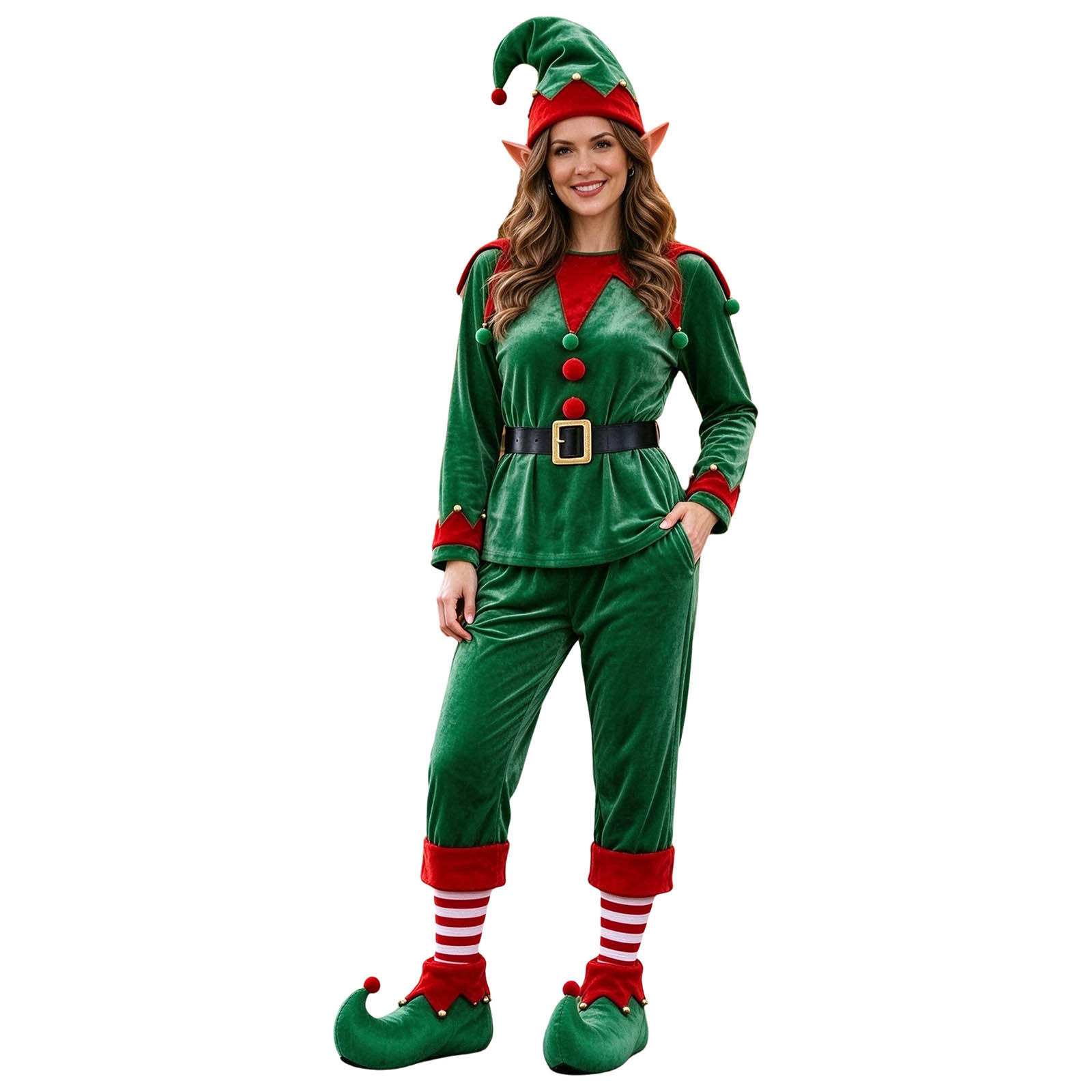 Setelan Elf Beludru Natal Unis - Women Shoes Xxl ulasan dan harga