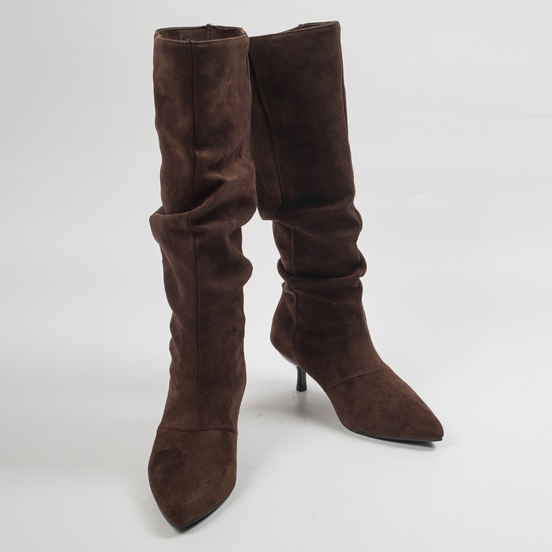 Sepatu Bot Panjang Model Longg - Knee High Boots Women ulasan dan harga