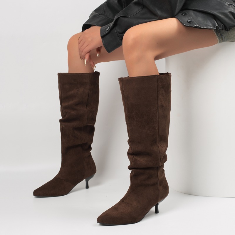 Sepatu Bot Panjang Model Longg - Knee High Boots Women ulasan dan harga
