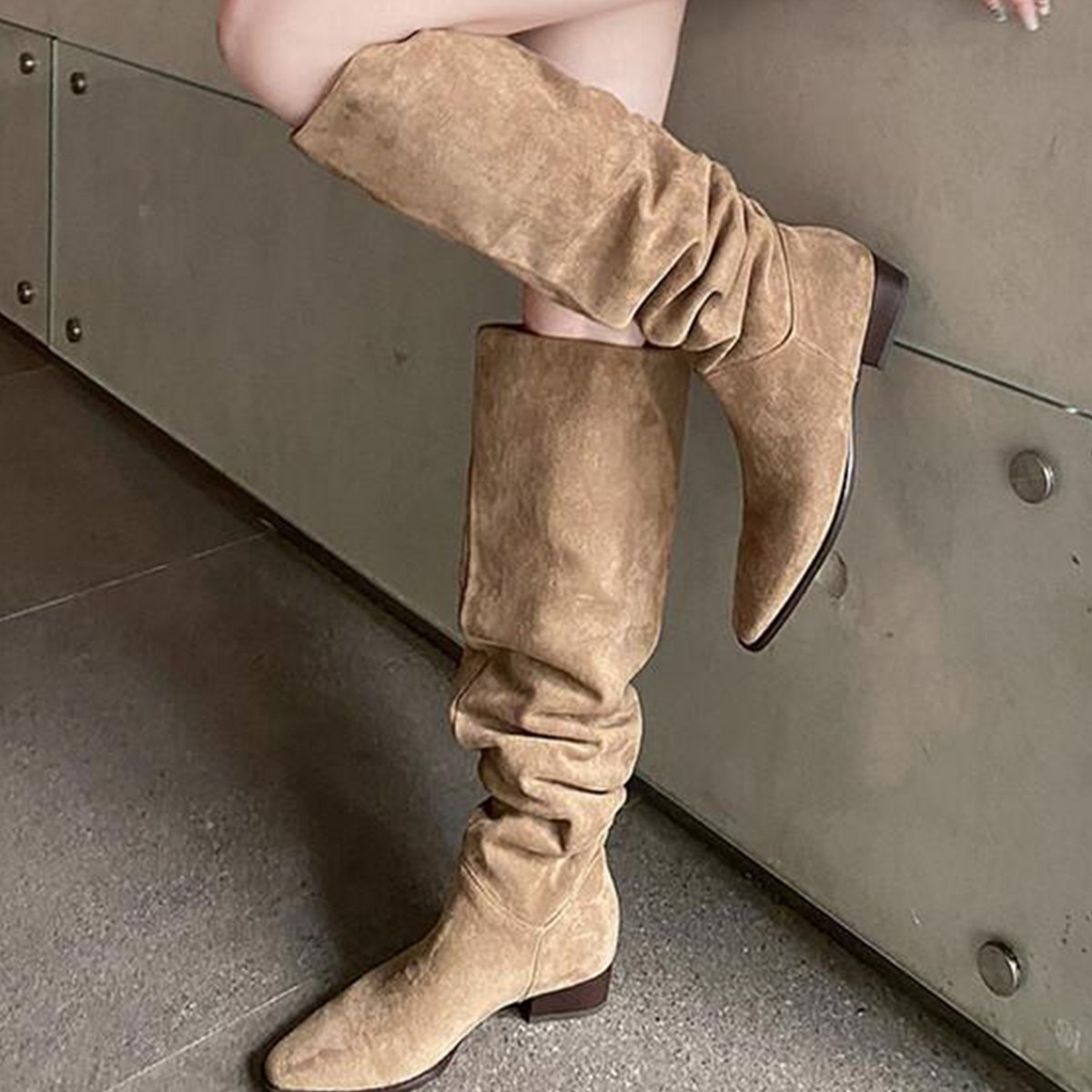 Sepatu bot setinggi lutut wani - Sock Boot Women ulasan dan harga