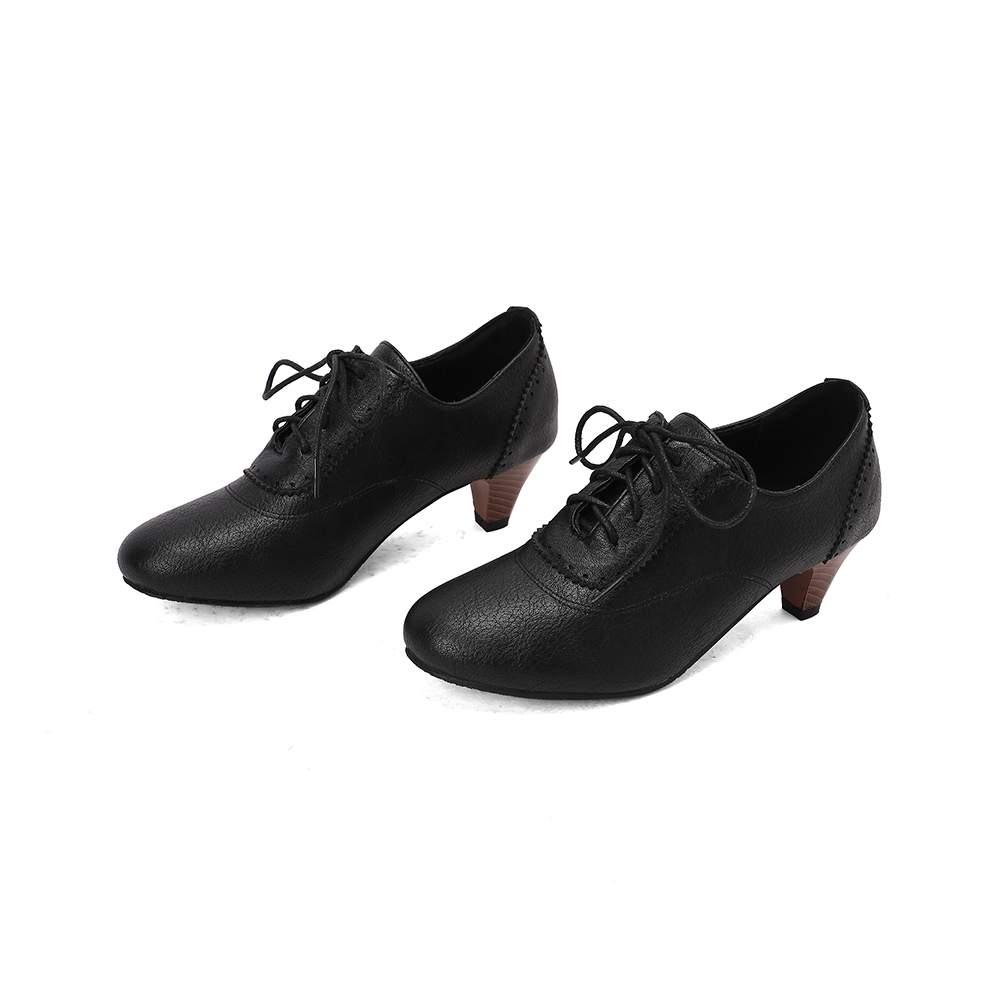 Sepatu Hak Tinggi Wanita Baru, - Oxford Lace Up Women ulasan dan harga