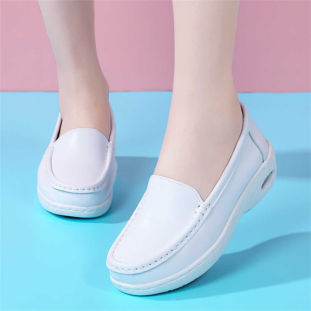 Sepatu Hak Sol Putih Chunky Se - Oxford Lace Up Women ulasan dan harga