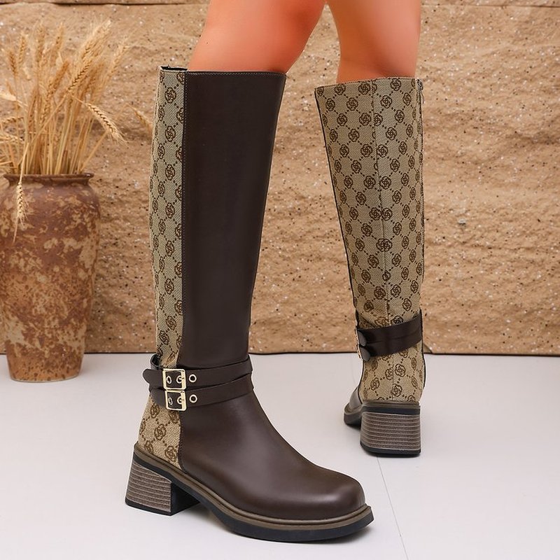 Sepatu Bot Tinggi Model Klasik - Knee High Boots Women ulasan dan harga