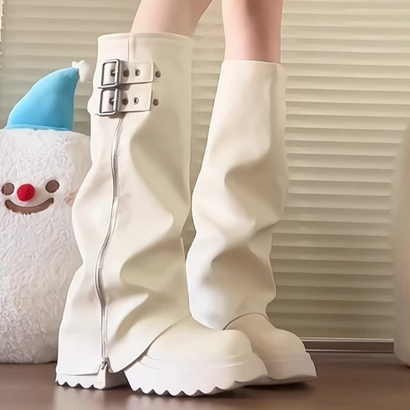 Sepatu Boots Wanita Setengah P - Knee High Boots Women ulasan dan harga