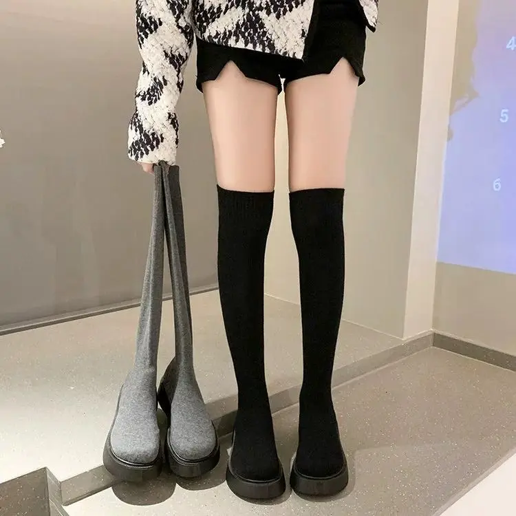 Sepatu Bot Kaus Kaki Elastis S - Sock Boot Women ulasan dan harga