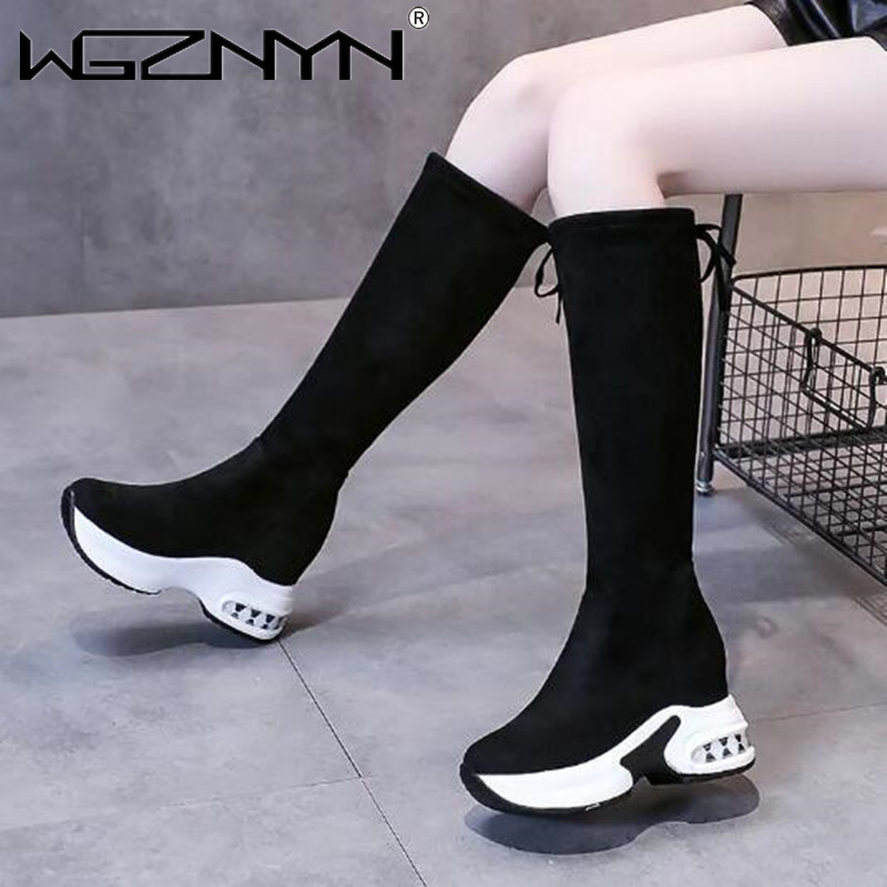 Sepatu bot panjang Platform Ch - Knee High Boots Women ulasan dan harga