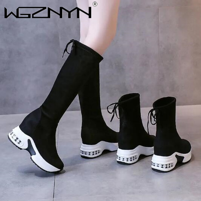 Sepatu bot panjang Platform Ch - Knee High Boots Women ulasan dan harga