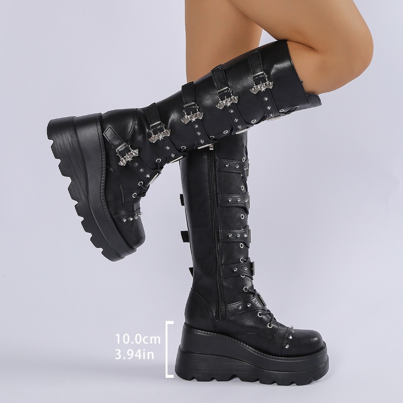 Sepatu Bot Setinggi Lutut Warn - Knee High Boots Women ulasan dan harga